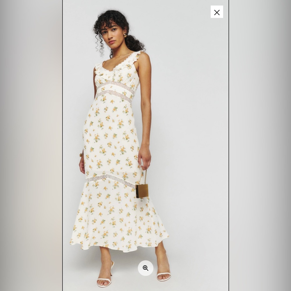 REFORMATION PURDIE DRESS NICOLA-S